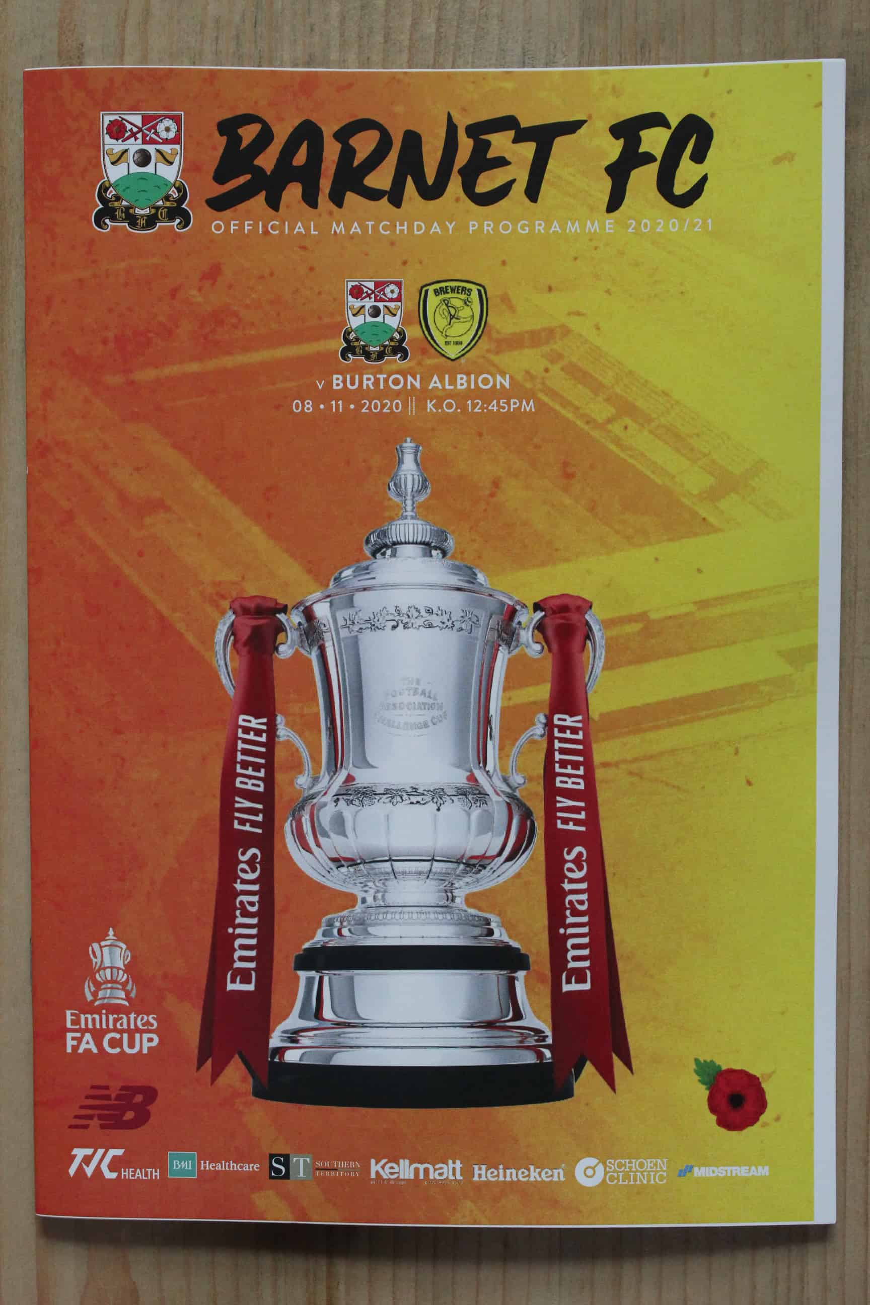 Barnet FC v Burton Albion FC